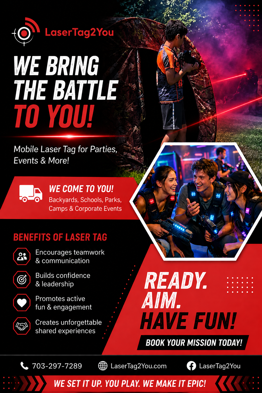 Featured image for “Why Laser Tag Is the Perfect Choice for a Kids Party”