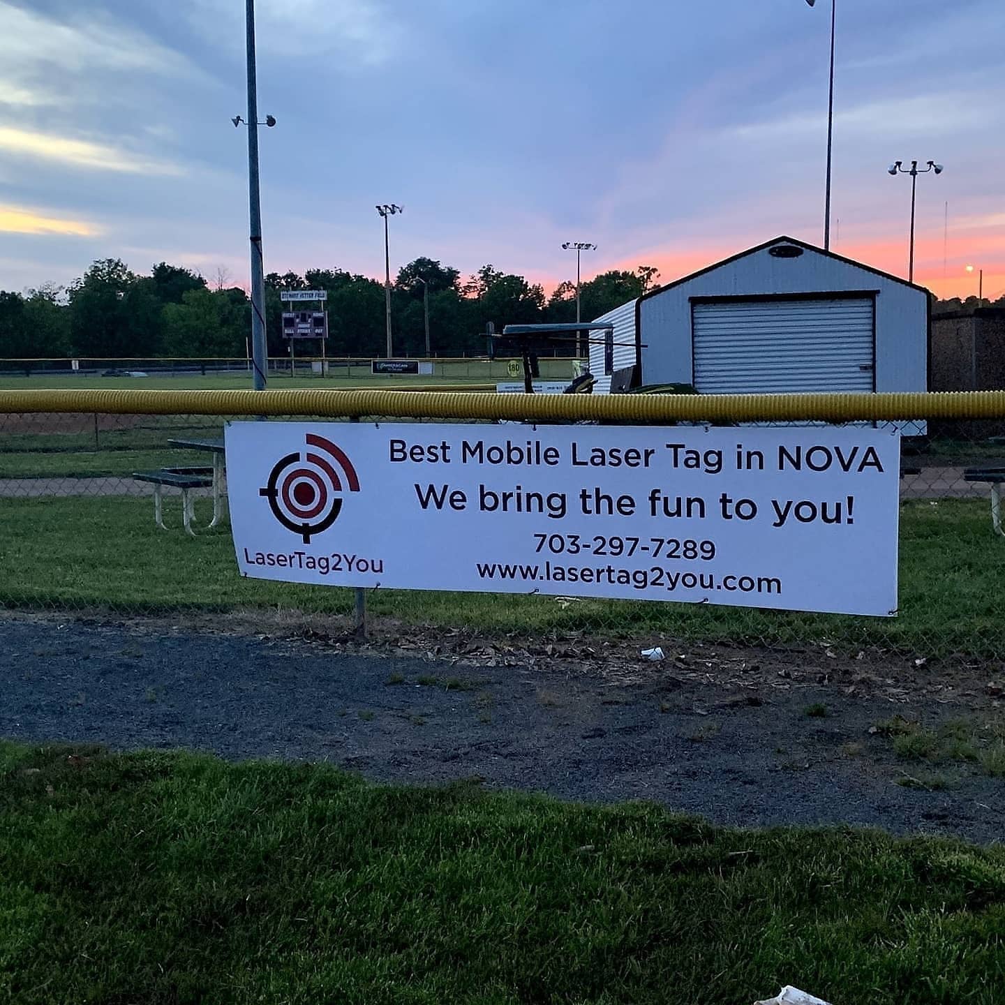 Featured image for “🎂 Turn your backyard into the ultimate birthday battlefield with LaserTag2You! We bring the full mobile laser tag arena to your home, park, or school—no setup stress, just pure excitement.”