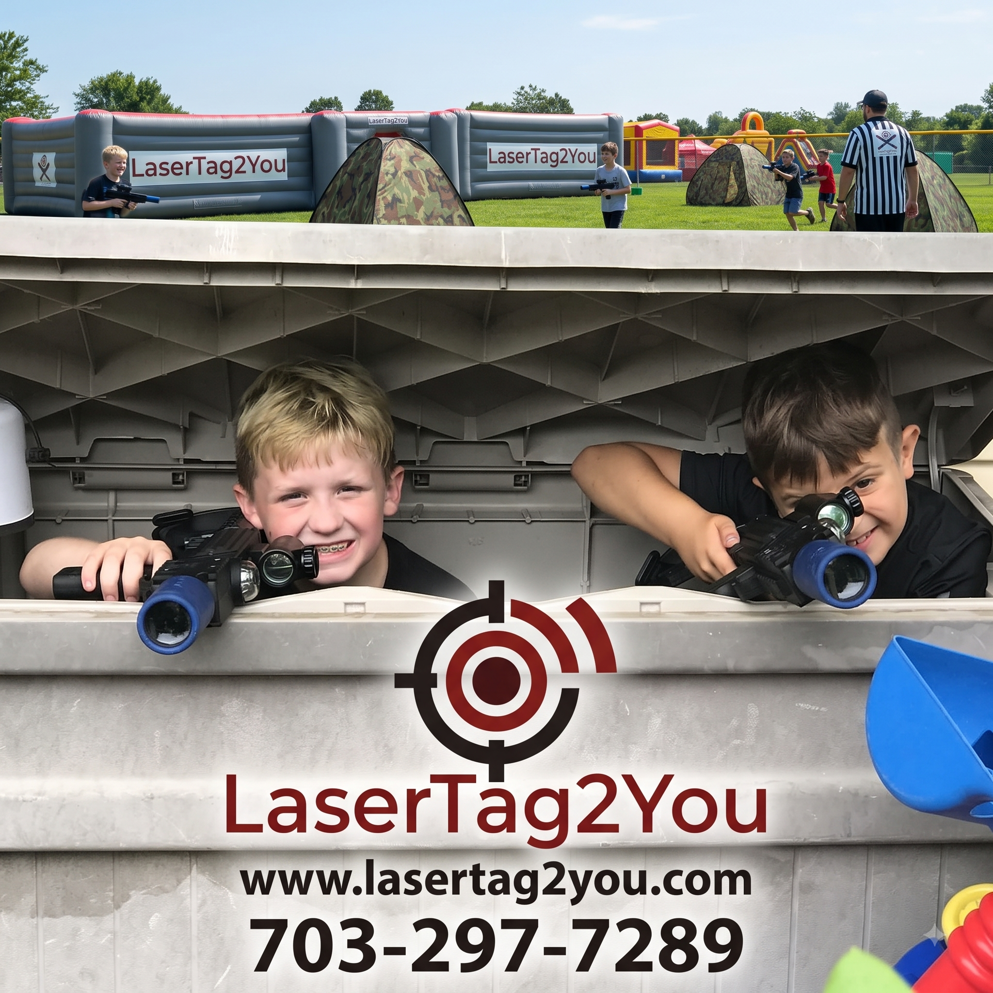 Featured image for “LaserTag2You – August Kids Birthday Parties & Mobile Laser Tag Near Me”